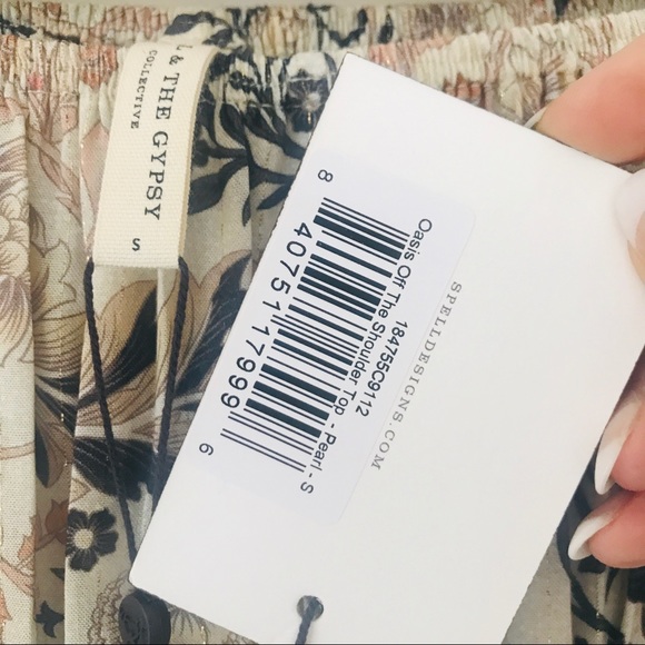 💛SOLD💛 Spell Designs Oasis OffShoulder Top S - Picture 4 of 5